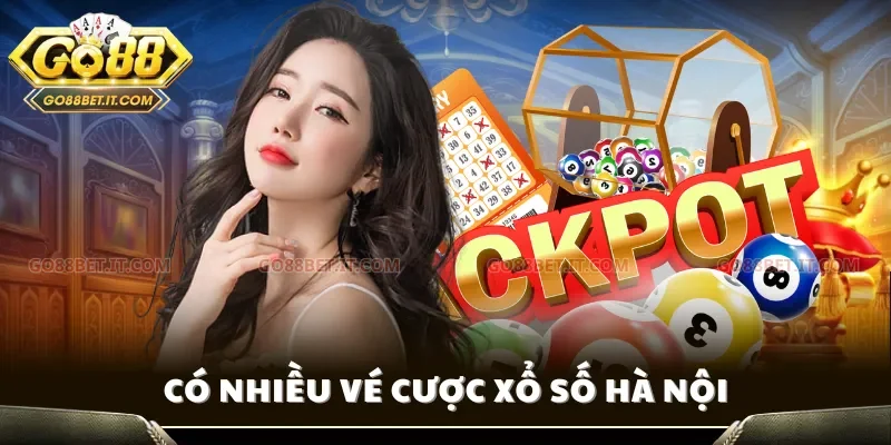 Có nhiều vé cược xổ số Hà Nội