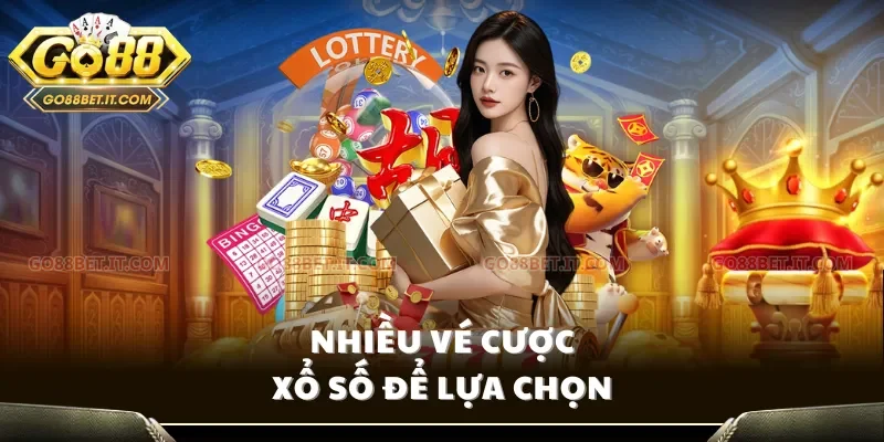 Nhiều vé cược xổ số để lựa chọn